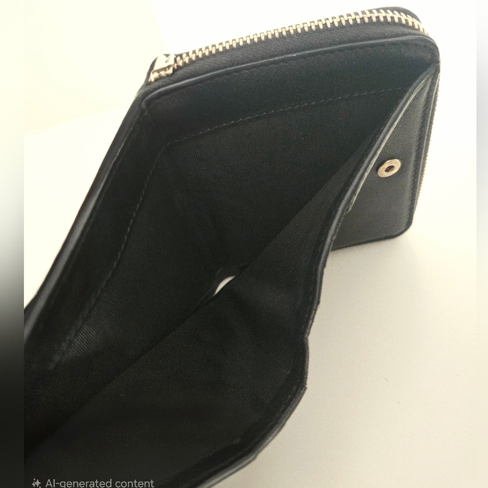 Authentic VALENTINO Garavani Rockstud Bifold Compact Wallet Card Holder Clutch - Picture 7 of 15